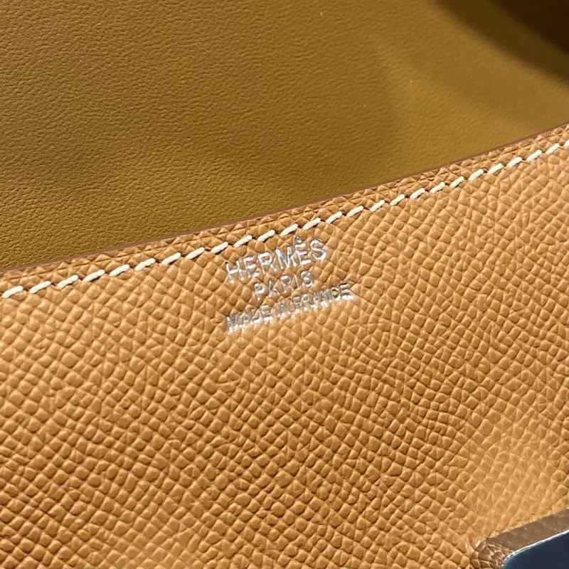 Hermes Constance Brown Leather Shoulder Bag - Image 6
