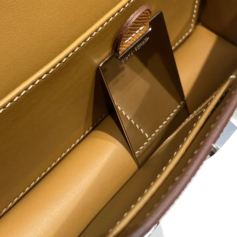 Hermes Constance Brown Leather Shoulder Bag - Image 9