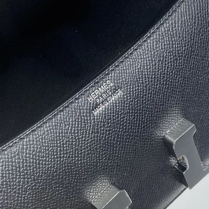 Hermes Black Constance Shoulder Bag - Image 4