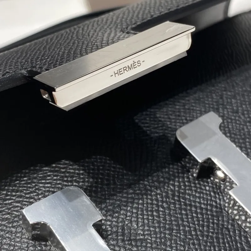Hermes Black Constance Shoulder Bag - Image 5