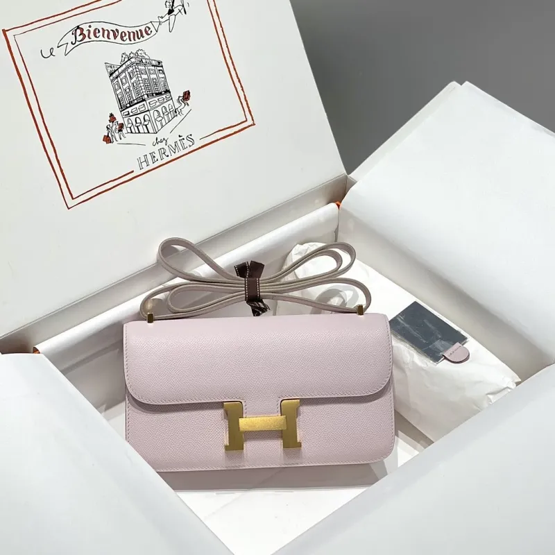 Hermes Constance 166 Light Pink Shoulder Bag - Image 3