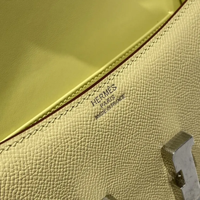 Hermes Constance Pale Yellow Shoulder Bag 175 - Image 5