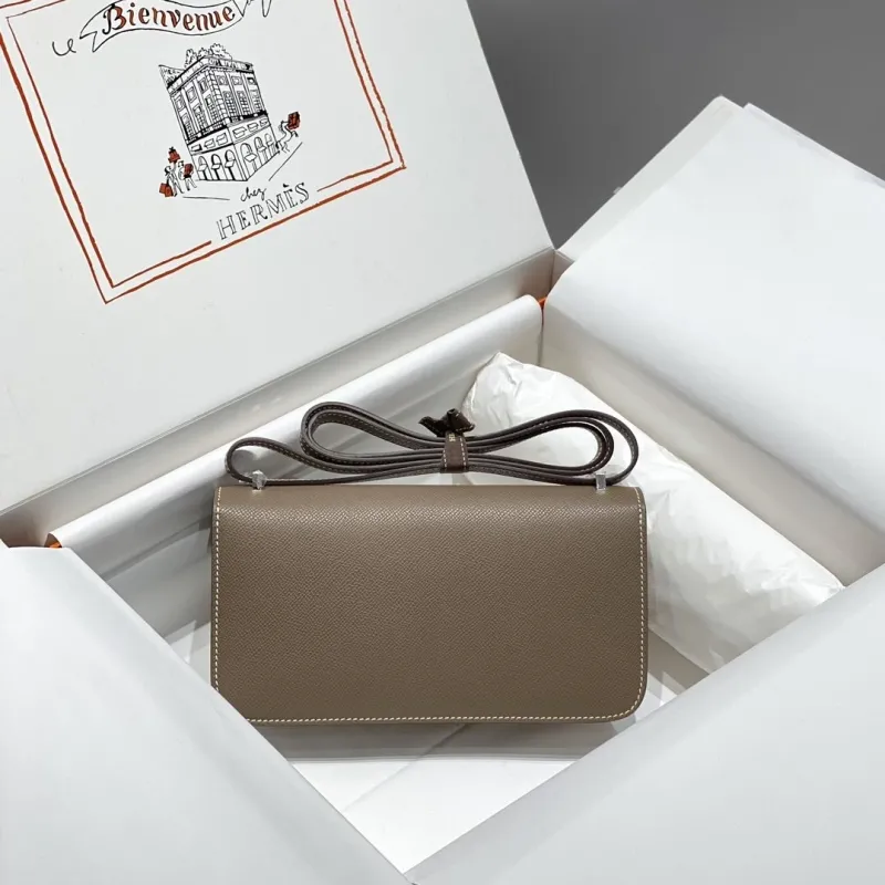 Hermes Constance Taupe Shoulder Bag 178 - Image 3