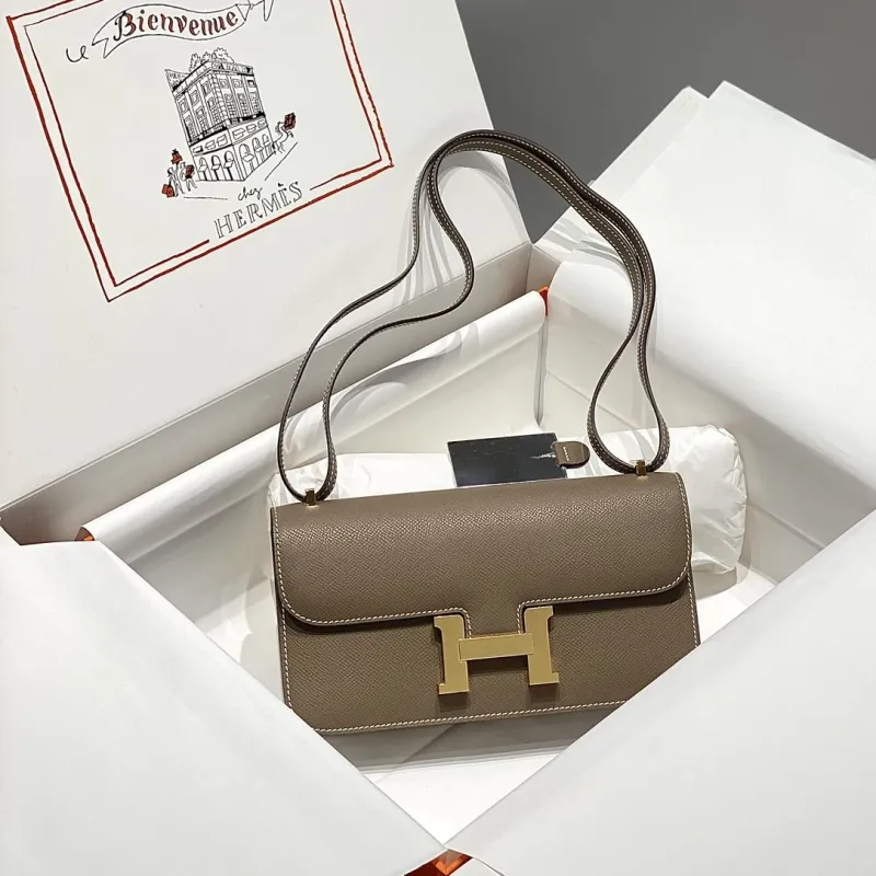Hermes Constance Taupe Shoulder Bag 178 - Image 4