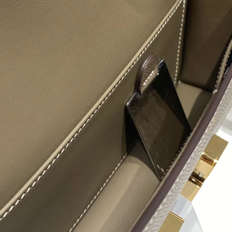 Hermes Constance Taupe Shoulder Bag 178 - Image 9