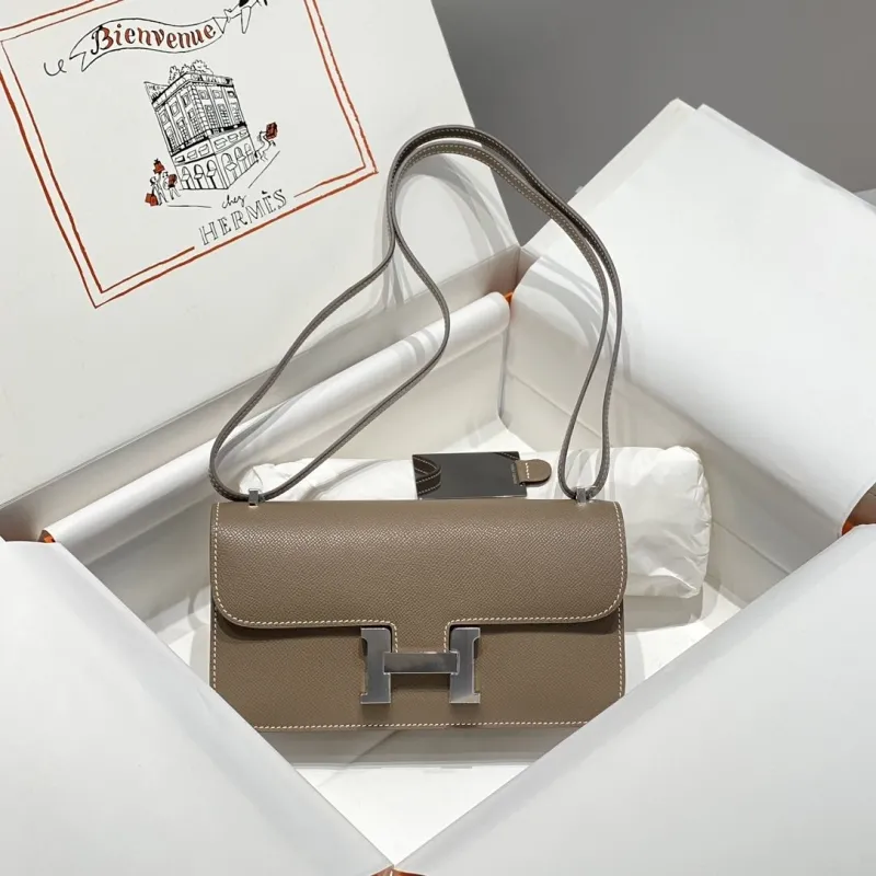 Hermes Constance Taupe Shoulder Bag 179 - Image 3