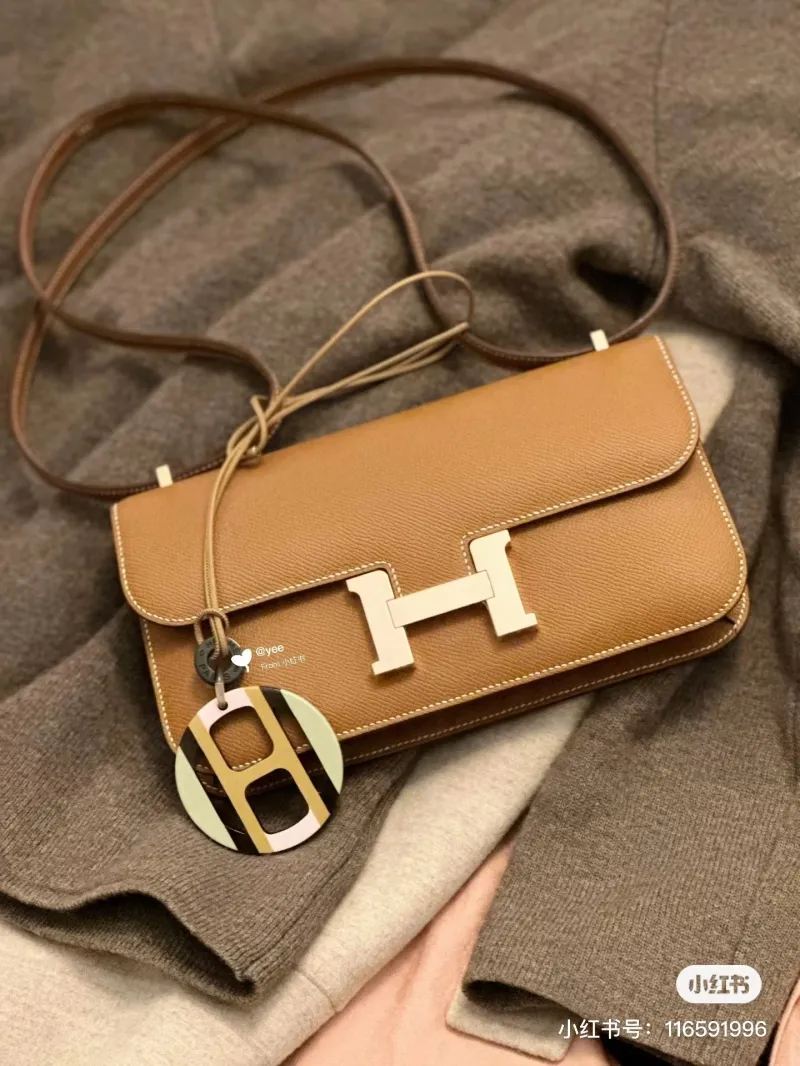 Hermes Constance Brown Shoulder Bag - Image 4