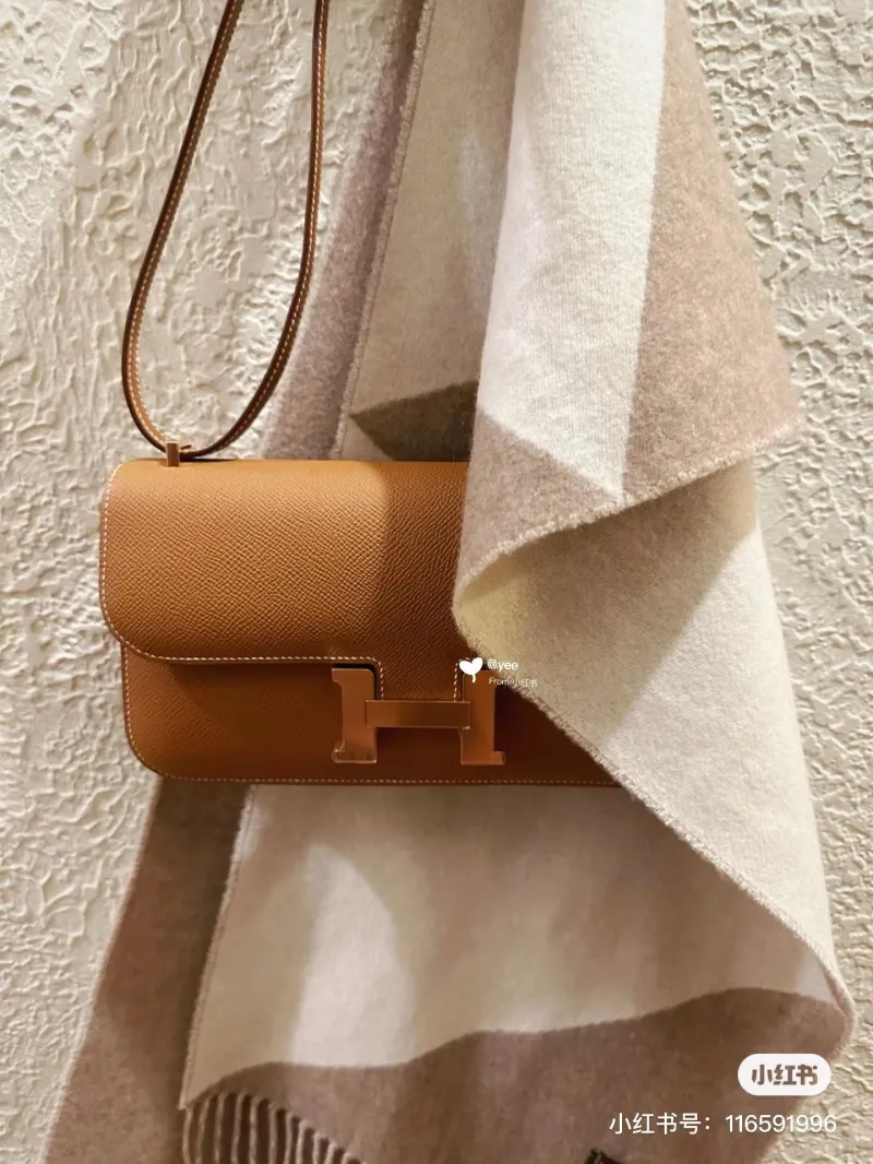 Hermes Constance Brown Shoulder Bag - Image 5