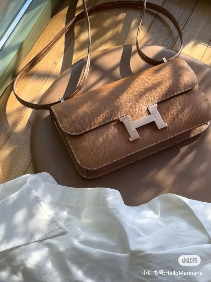 Hermes Constance Brown Shoulder Bag - Image 6