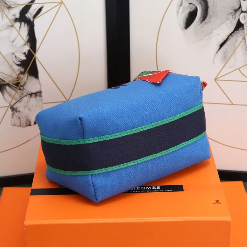 Hermes Cosmetic Bags-6 - Image 4