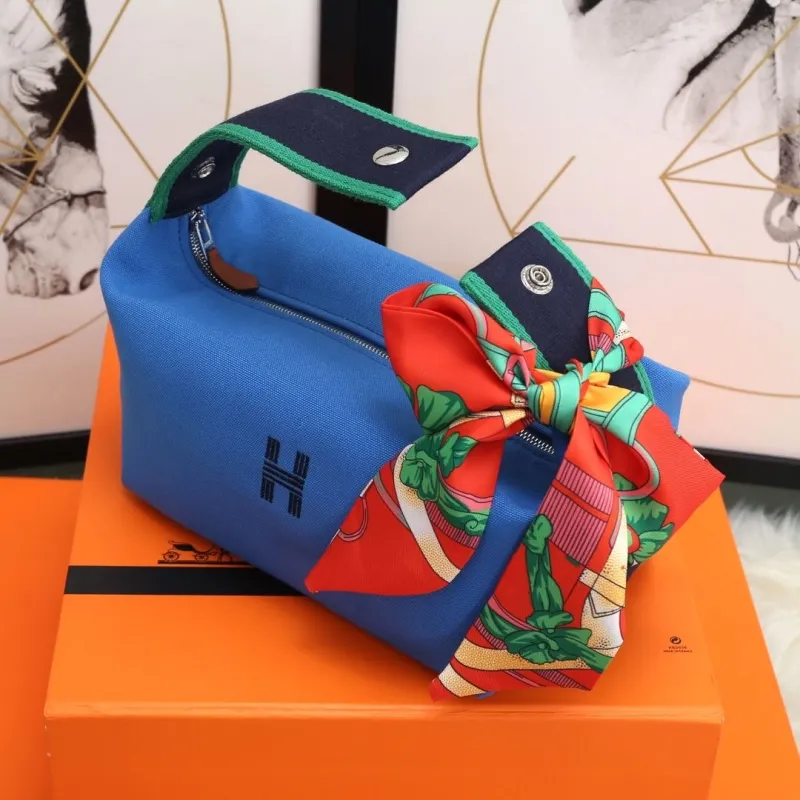 Hermes Cosmetic Bags-6 - Image 6