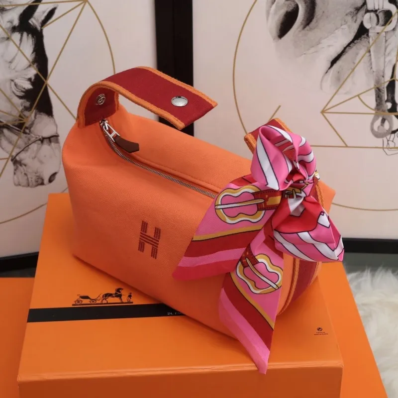 Hermes Cosmetic Bags-7 - Image 6
