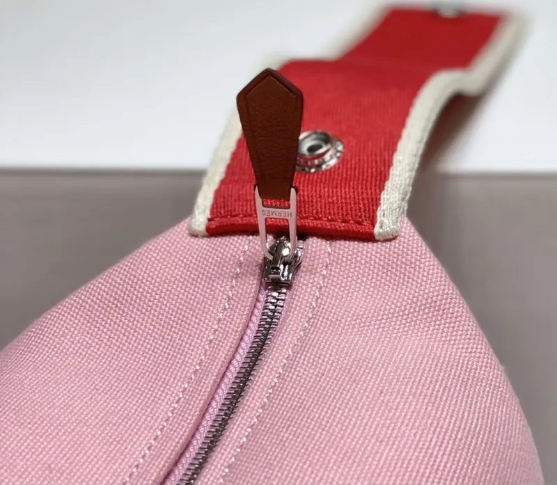 Hermes Pink Cosmetic Bag - Image 6