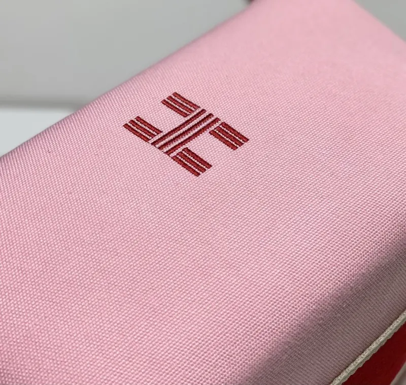 Hermes Pink Cosmetic Bag - Image 7