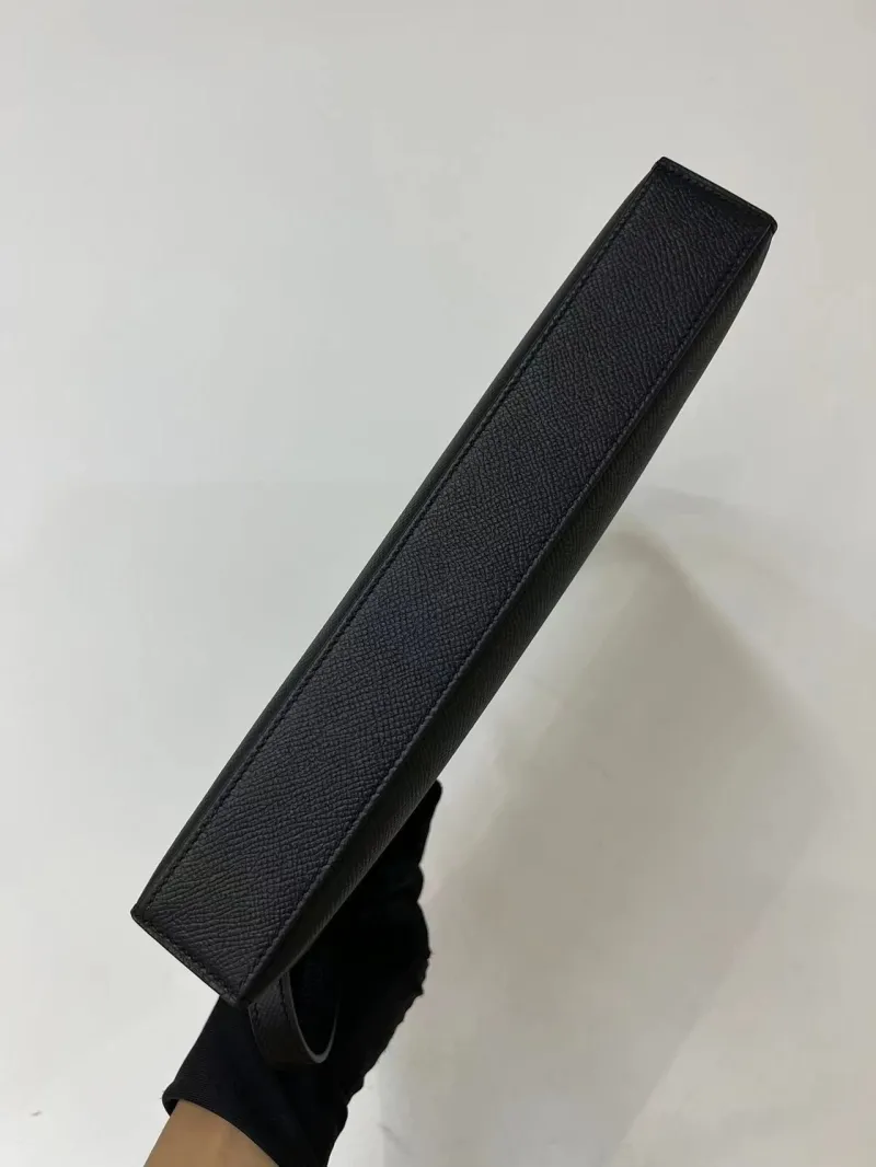 Hermes Kelly Black Shoulder Bag 55 - Image 3