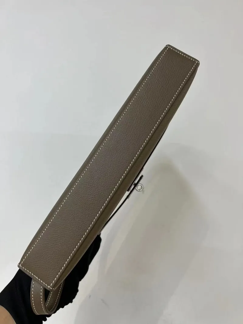Hermes Taupe Kelly Crossbody Bag 56 - Image 4