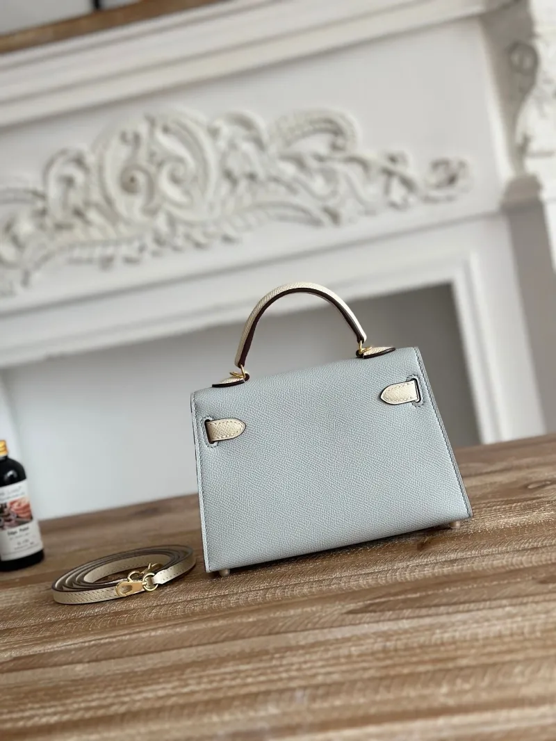 Alternative view of Hermes Pale Blue Mini Kelly Handbag 120