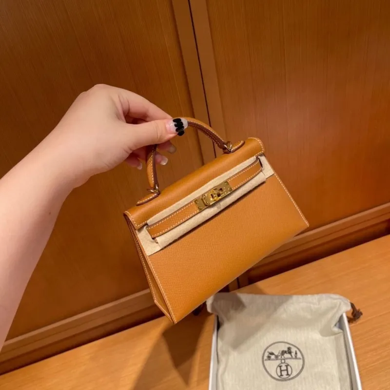 Hermes Tan Kelly Mini Bag 134