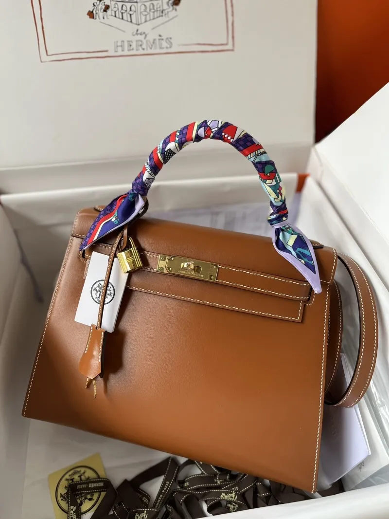 Hermes Brown Kelly Bag 141