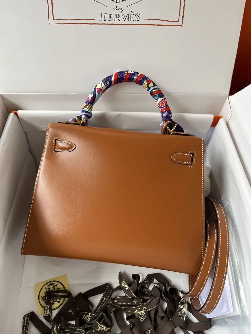 Alternative view of Hermes Brown Kelly Bag 141