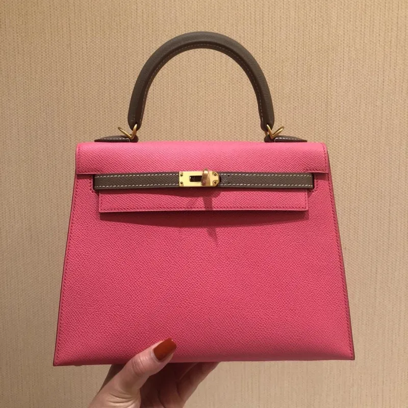 Hermes Kelly Luxury Leather Handbag - Image 3