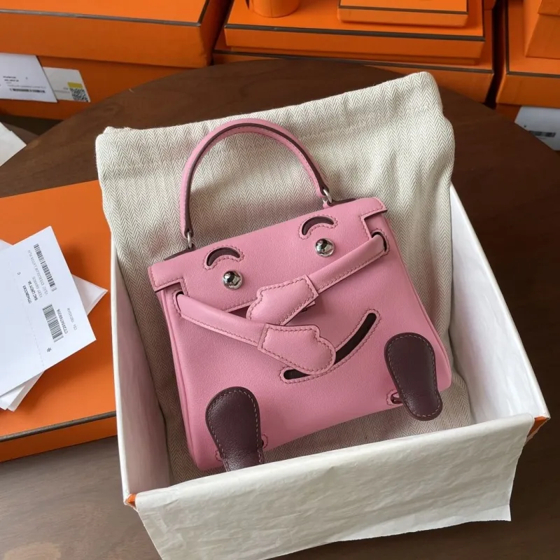 Alternative view of Hermes Pink Kelly Doll Bag 169