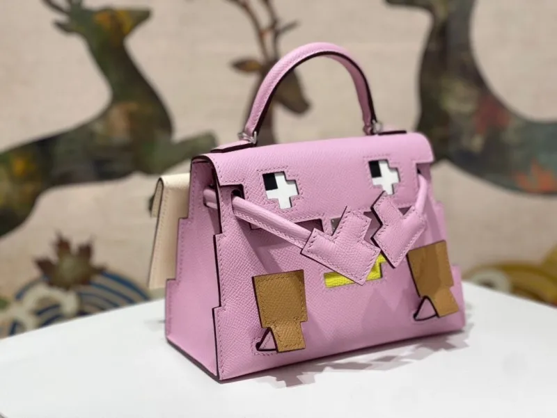 Alternative view of Hermes Pink Kelly Monster Handbag 176