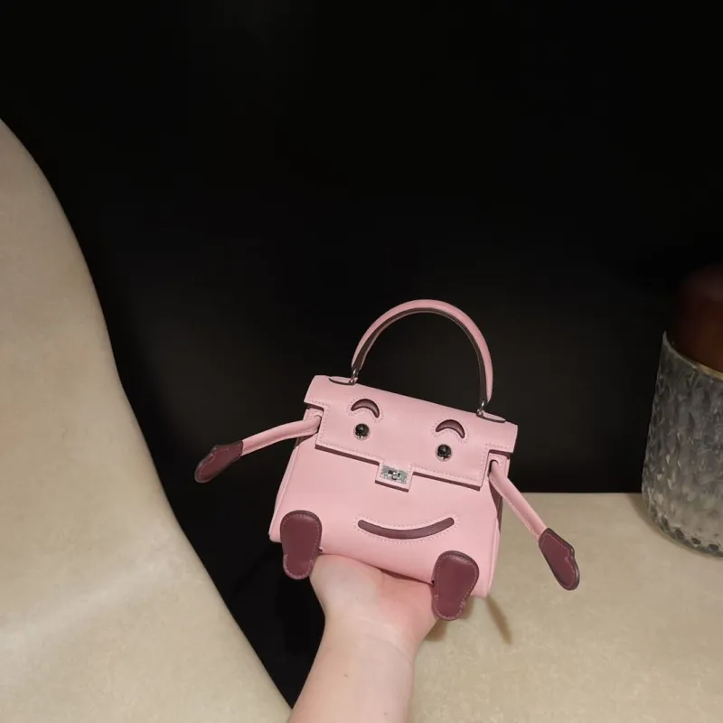 Hermes Pink Kelly Doll Handbag 180
