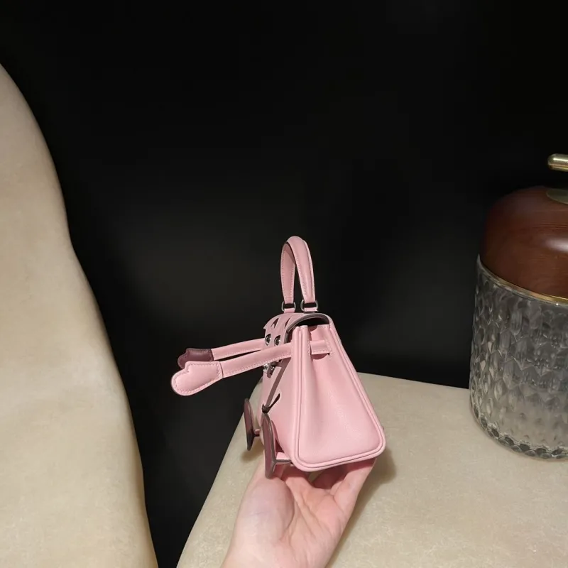 Hermes Pink Kelly Doll Handbag 180 - Image 4