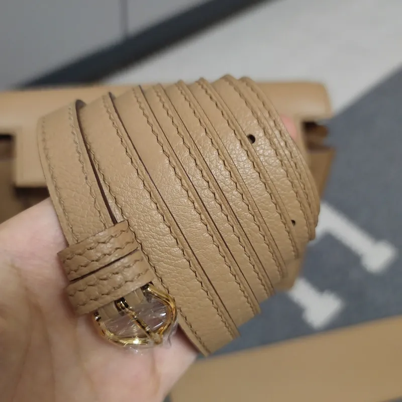 Hermes Tan Leather Kelly Bag 186 - Image 8