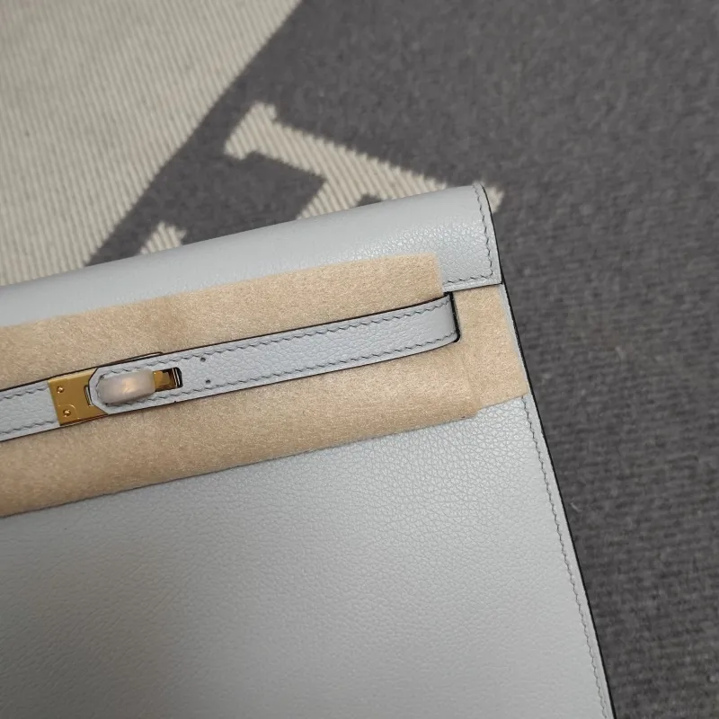 Hermes Light Blue Kelly Bag 188 - Image 5