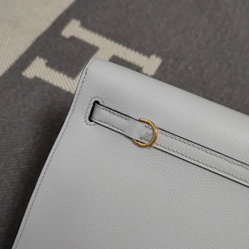 Hermes Light Blue Kelly Bag 188 - Image 6
