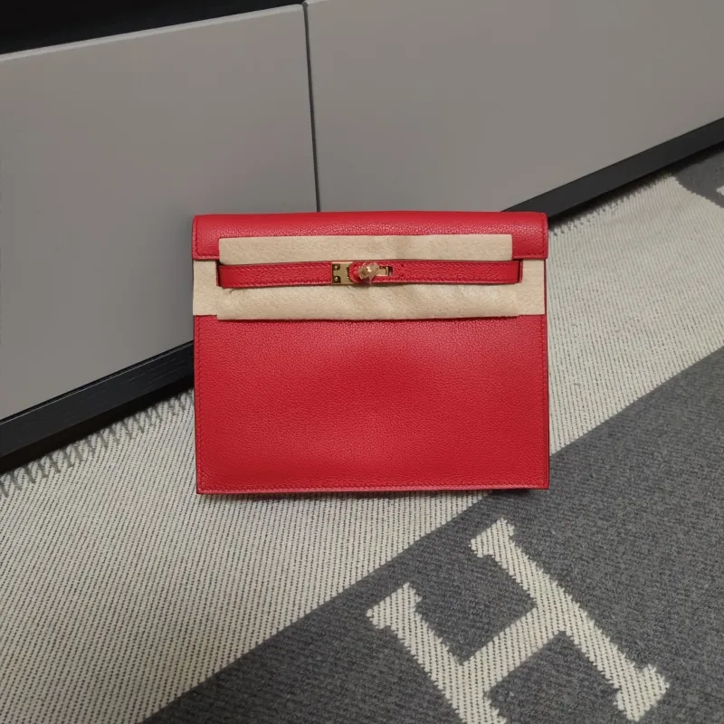Hermes Red Kelly Bag 202