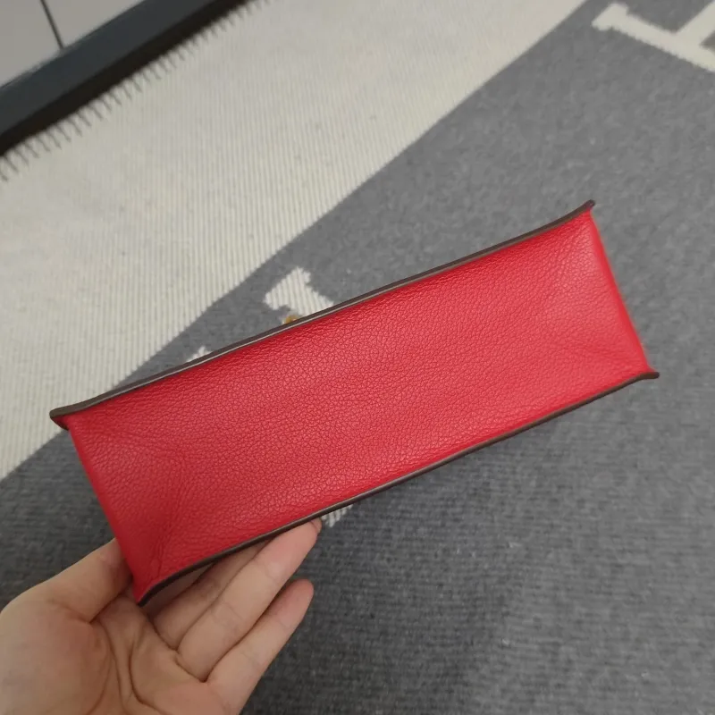 Hermes Red Kelly Bag 202 - Image 4