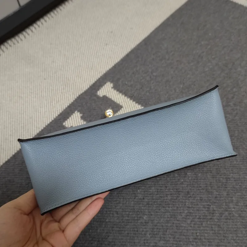 Hermes Light Blue Kelly Bag SKU 204 - Image 4