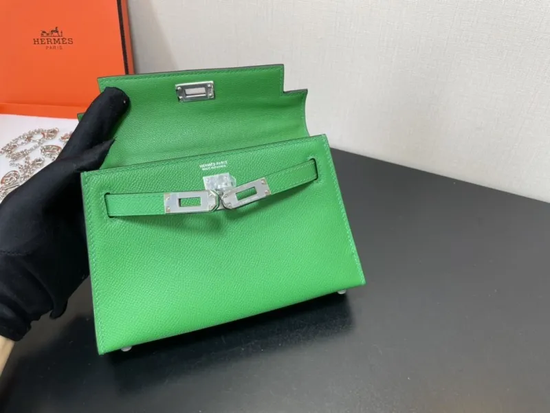 Hermes Green Kelly Bag 228 - Image 7