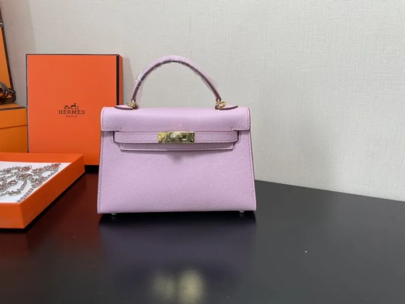 Hermes Lilac Mini Kelly Handbag 239