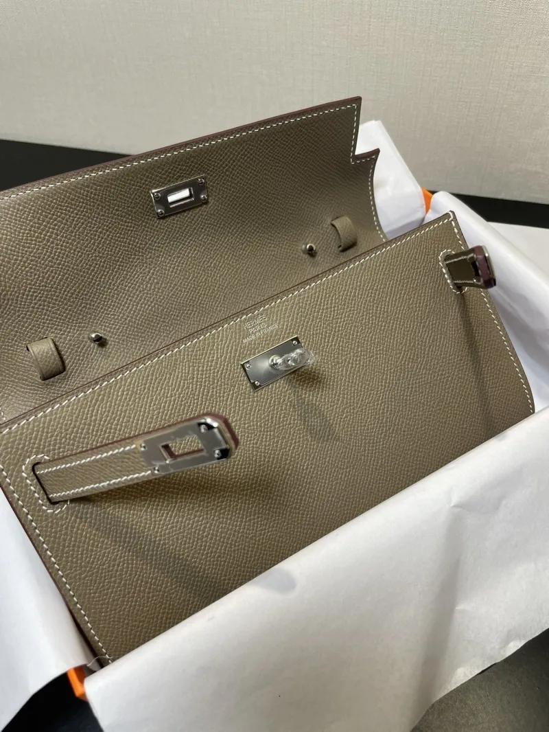 Hermes Etoupe Kelly Long Wallet 283 - Image 3