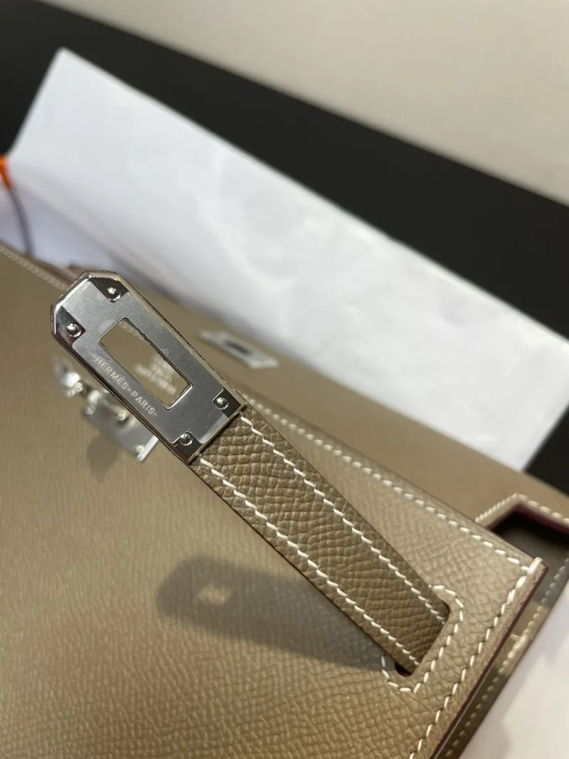 Hermes Etoupe Kelly Long Wallet 283 - Image 6