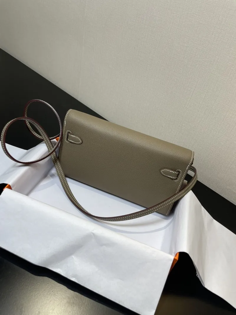 Hermes Etoupe Kelly Long Wallet 283 - Image 8