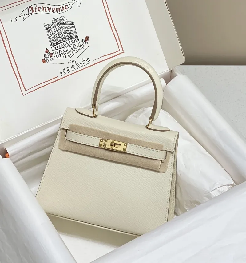 Hermes Cream Kelly Bag 547
