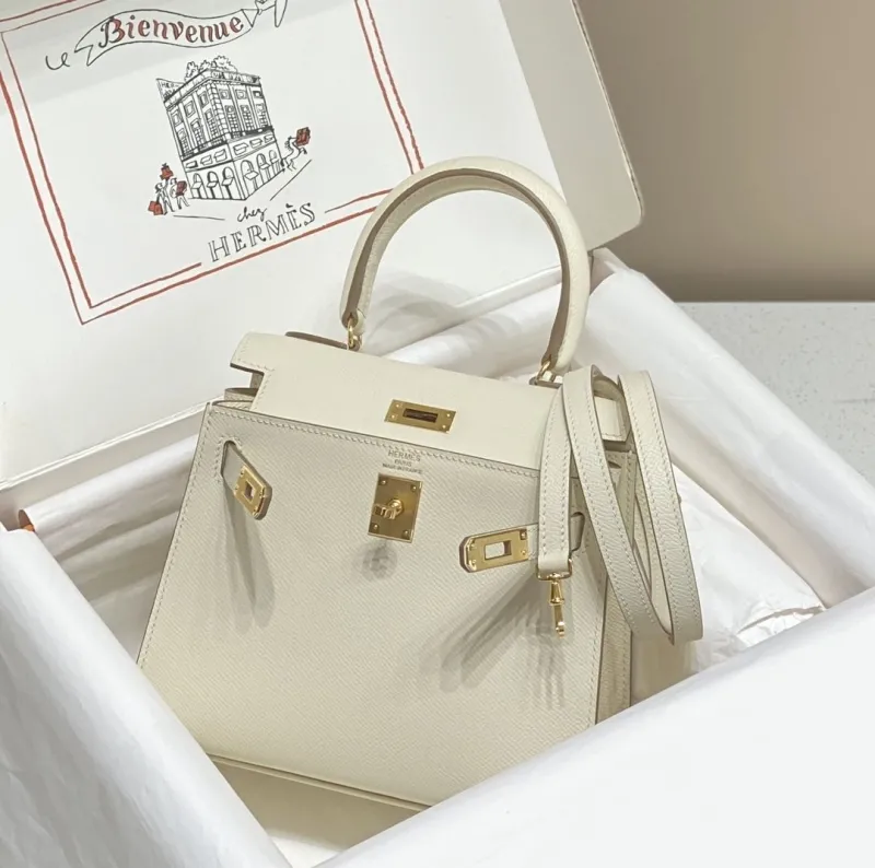 Alternative view of Hermes Cream Kelly Bag 547