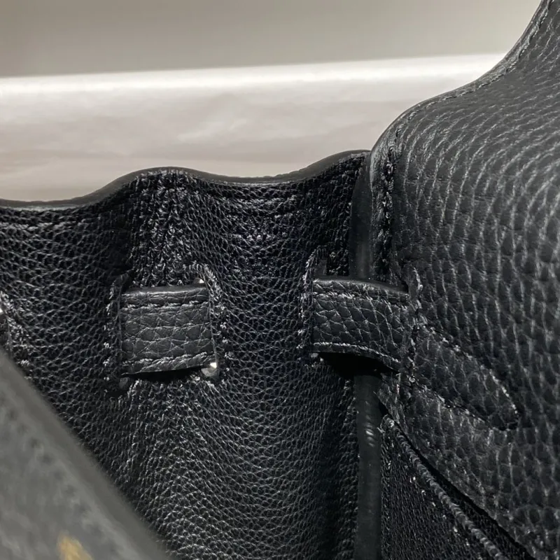 Hermes Black Kelly Bag 553 - Image 8