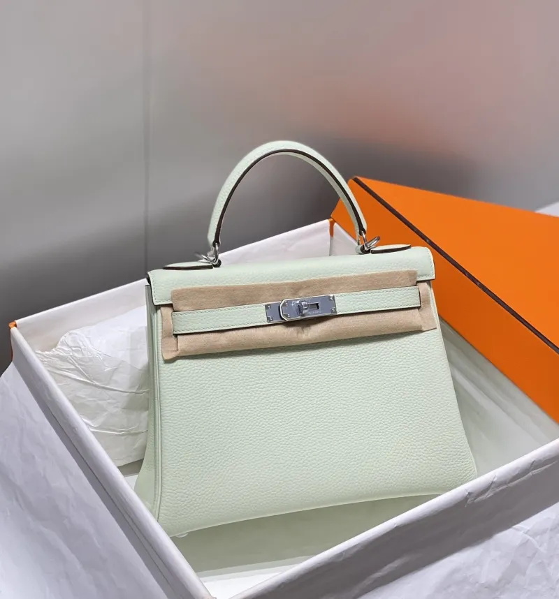 Hermes Kelly Bag Light Mint 568