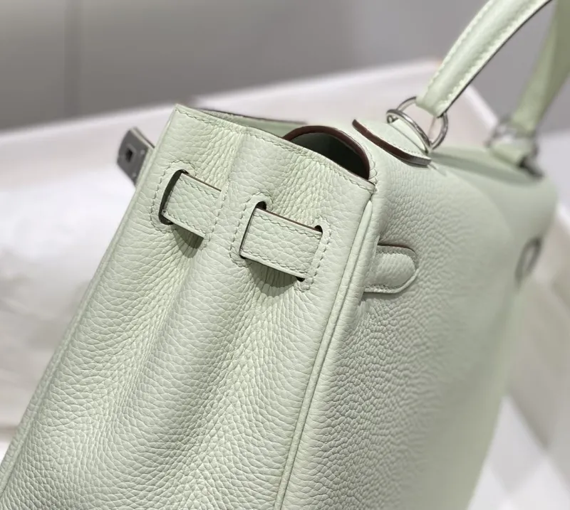 Hermes Kelly Bag Light Mint 568 - Image 5