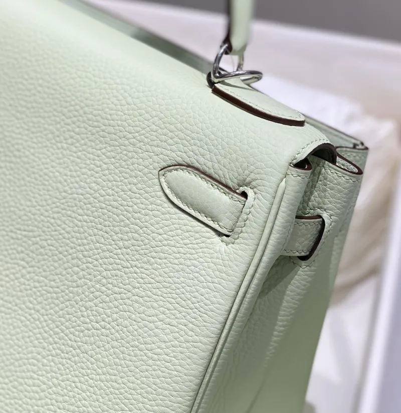Hermes Kelly Bag Light Mint 568 - Image 7