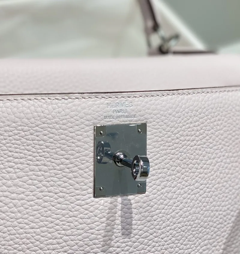 Hermes Pale Pink Kelly Bag 570 - Image 5