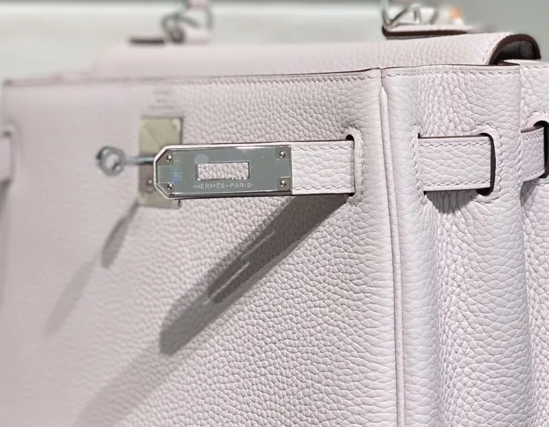 Hermes Pale Pink Kelly Bag 570 - Image 6