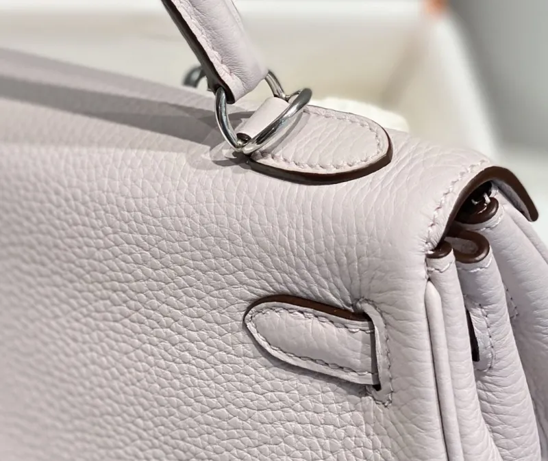 Hermes Pale Pink Kelly Bag 571 - Image 5