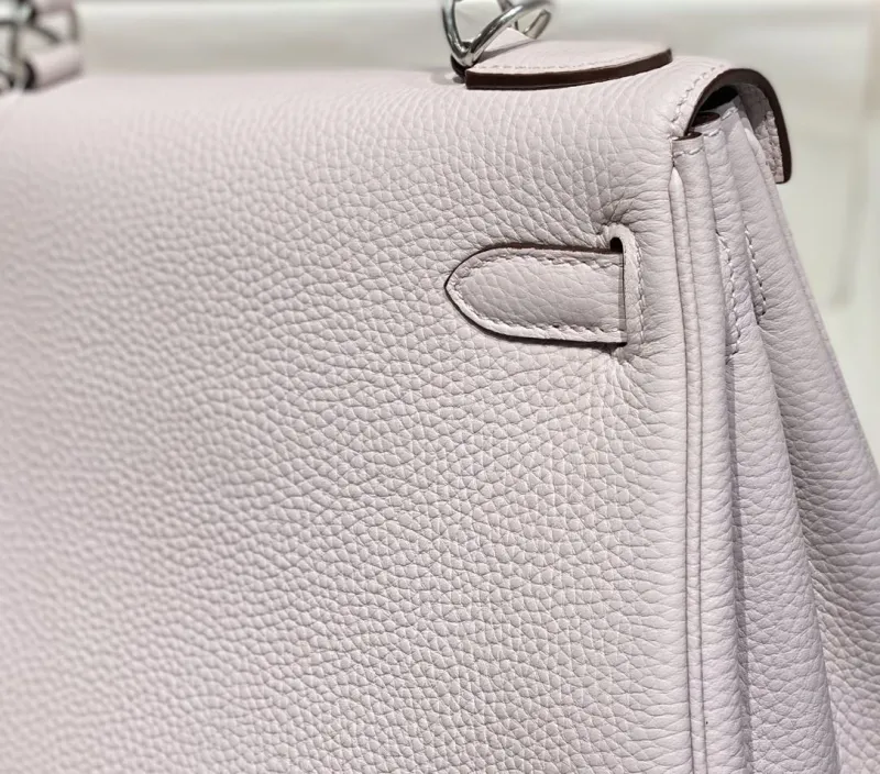 Hermes Pale Pink Kelly Bag 571 - Image 7